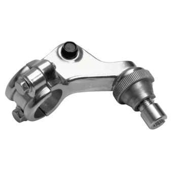 Load image into Gallery viewer, Motion Pro Polished Aluminum Clutch Perch Assembly With 7mm Adjuster 14-0122