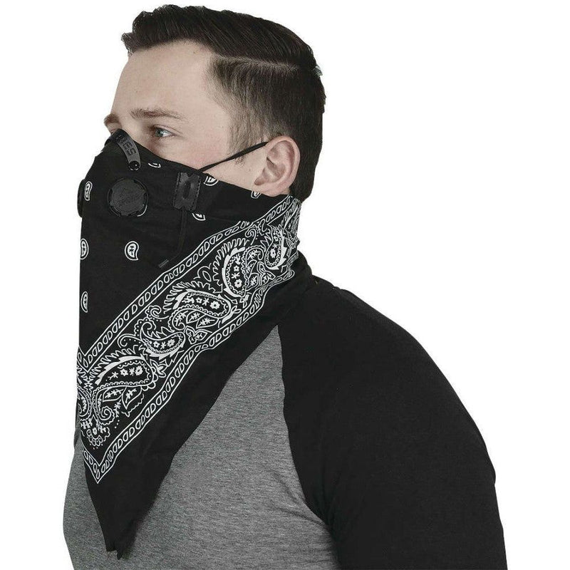 Load image into Gallery viewer, ATV/UTV Tek Rider Dust Masks Pro Bandana, Black