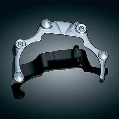 Load image into Gallery viewer, Kuryakyn Chrome 6 Speed Transmission Shroud Cover Accent Harley Softail 07-2017