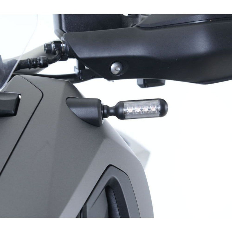 Load image into Gallery viewer, R&G Racing Black Front Indicator Adapter Kit For 2024-2025 Honda CB500 Hornet