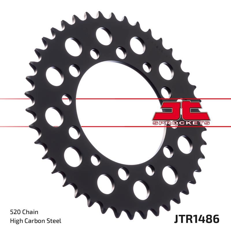 Load image into Gallery viewer, JT Sprockets Rear Steel Sprocket 44 Tooth 44T 520 Chain JTR1486.44