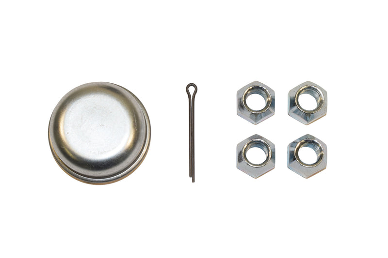 Load image into Gallery viewer, Pre-Grease-Packed Trailer Hub Assembly - 4 On 4" Bolt Circle, 1,250lb Capacity For 1" Straight Spindles