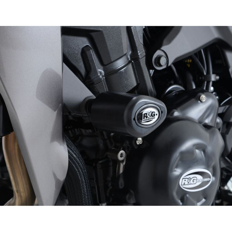 Load image into Gallery viewer, R&G Racing Black Aero Style Crash Protectors For 2010-2013 Kawasaki Z1000