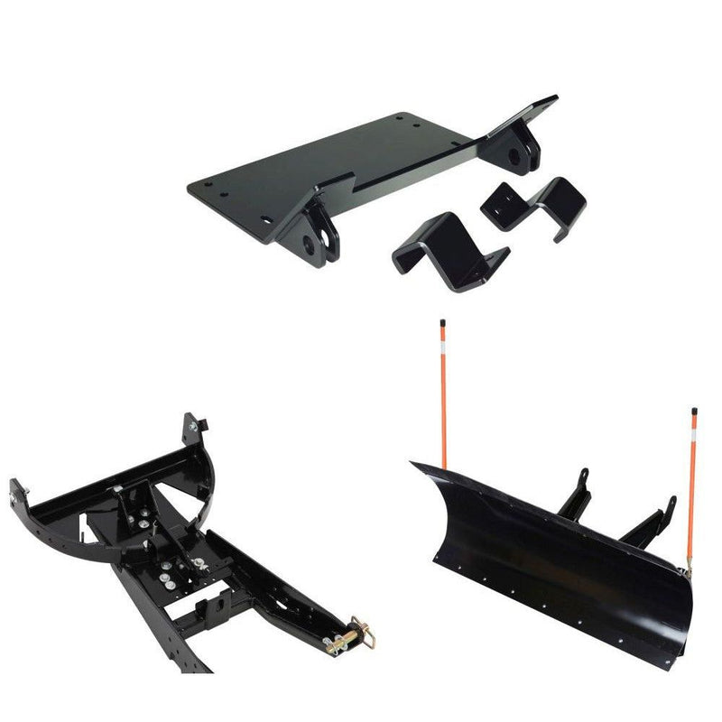 Load image into Gallery viewer, Denali Black UTV Snow Plow Kit For Can-Am Defender Max HD8 2016-2021