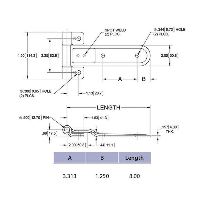 Load image into Gallery viewer, Steel Trailer Door Hinge