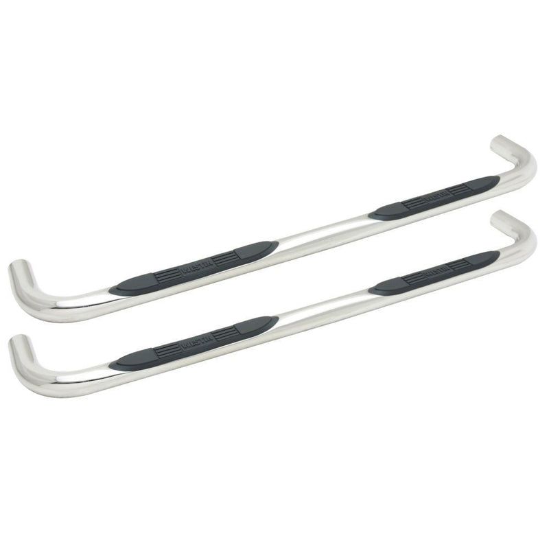 Load image into Gallery viewer, Westin E-Series 3 Inch Round Nerf Bars - Polished Stainless Steel - Fits 2009-14 Ford F-150 SuperCab