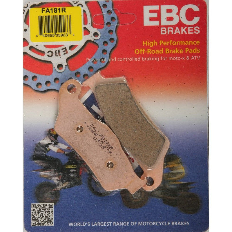 Load image into Gallery viewer, EBC 1 Pair Sintered R Series Heavy-Duty Brake Pads MPN FA181R