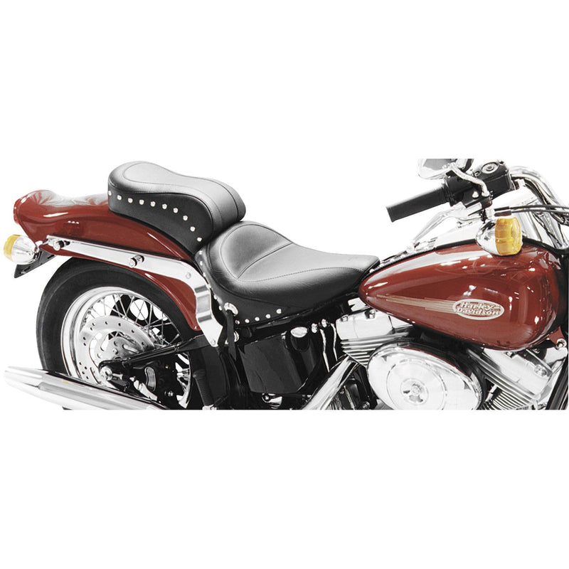 Load image into Gallery viewer, Harley FXSTB Softail Night Train 1999 Original Seat 1pc/Chrome Studs by Mustang