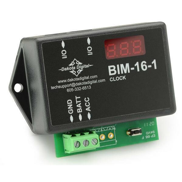 Load image into Gallery viewer, Dakota Digital Clock Expansion Module for VFD3 Gauge Systems 12 / 24 hr BIM-16-1
