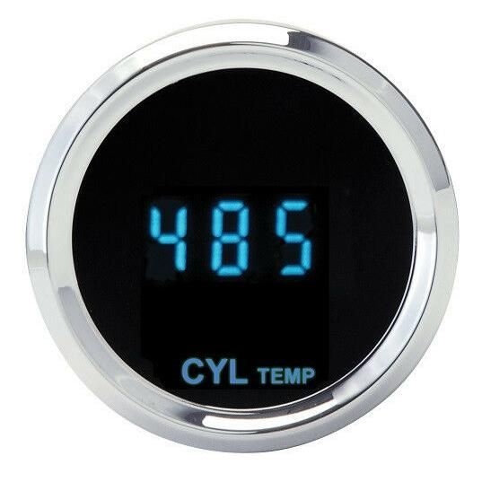 Load image into Gallery viewer, Dakota Digital Round Cylinder Head Temperature Gauge Blue Display SLX-11-1 New