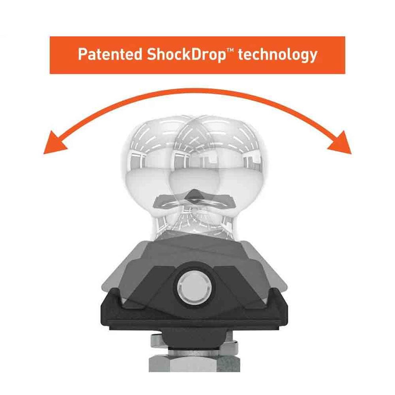 Load image into Gallery viewer, RockerBall Cushion Ball Mount - with 2" Ball - 2" Shank - 3" Drop, 7,500 lb. Capacity