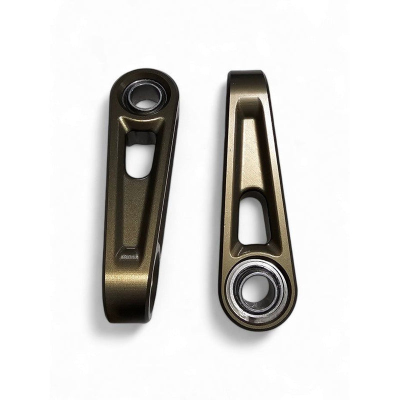 Load image into Gallery viewer, Elektric Offroad Volt Series Ultra Heavy Duty Gun Metal Gray Front Billet Sway Bar Links For Can-Am Maverick X3 2017-2024