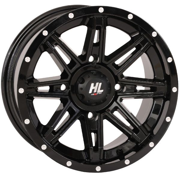 Load image into Gallery viewer, High Lifter 14x7 4/137 4+3 Gloss Black HL22 Wheel 14HL22-1237