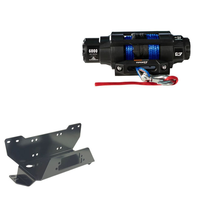 Load image into Gallery viewer, Viper 6000lbs V3 Winch Blue Rope With Mount For Honda Pioneer 700 2014-2021