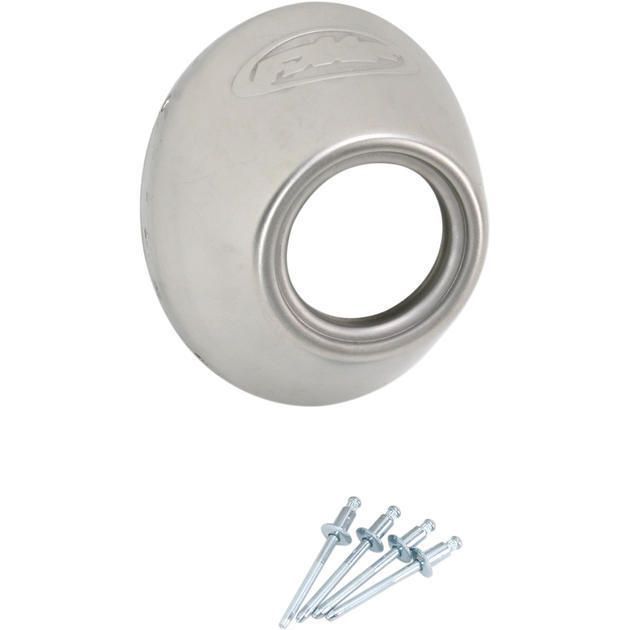 Load image into Gallery viewer, FMF Replacement End Cap Slash Cut Stainless - 040635