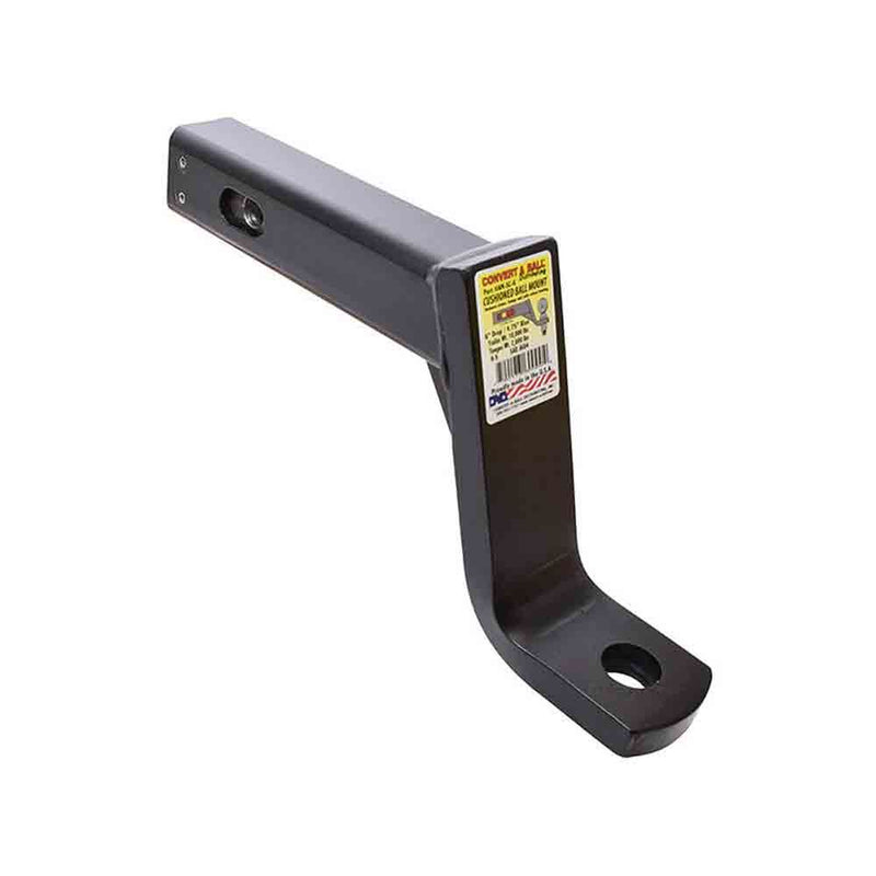 Load image into Gallery viewer, Cushioned Ball Mount fits 2" Receiver Hitch - 6" Drop - 4" Rise - 10,000 lb. Tow Capacity