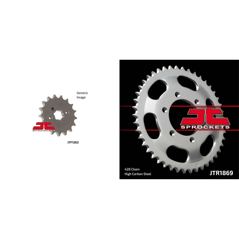 Load image into Gallery viewer, Front and Rear Steel Sprocket Kit for OffRoad YAMAHA XT225 Serow 1992-2007