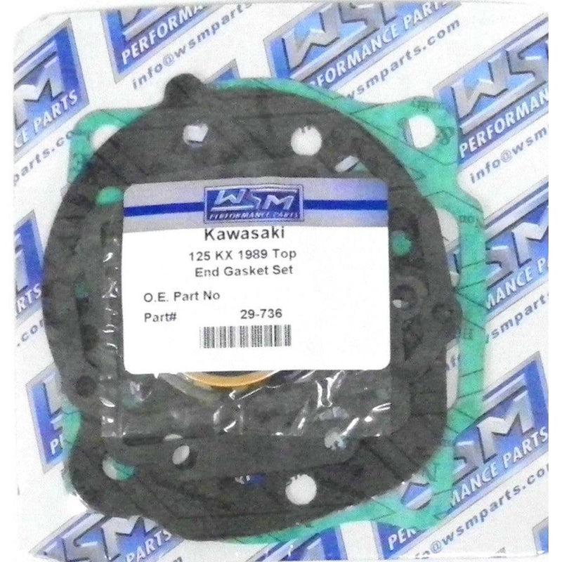 Load image into Gallery viewer, WSM Top End Gasket Kit For Kawasaki 125 KX 1989 29-736