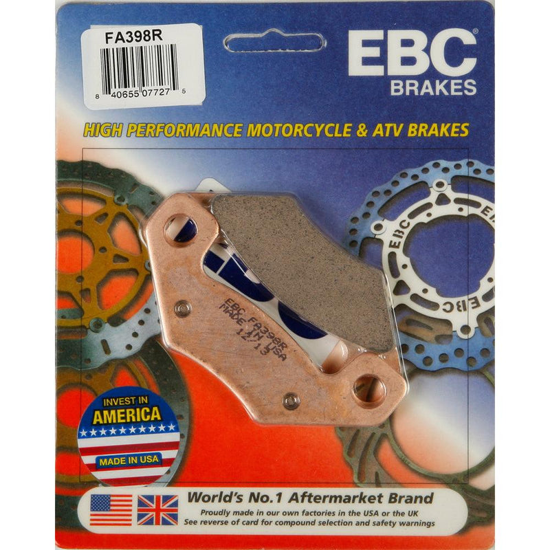 Load image into Gallery viewer, EBC 1 Pair Sintered R Series Heavy-Duty Brake Pads MPN FA398R