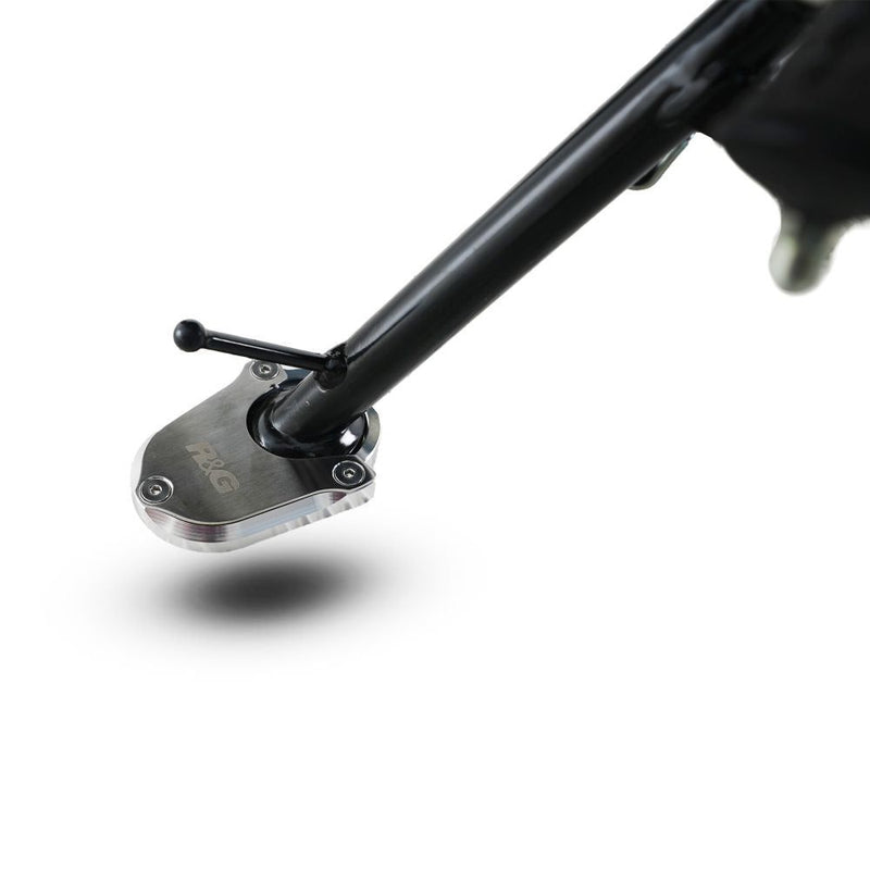 Load image into Gallery viewer, R&G Racing Silver Kickstand Shoe For 2024-2024 Triumph Scrambler 400X
