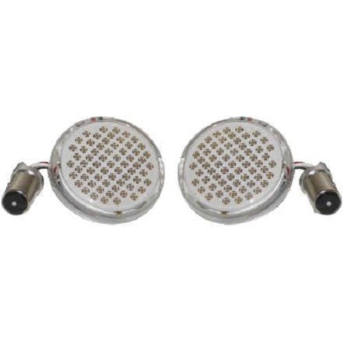 Load image into Gallery viewer, Letric Lighting Deluxe Bullet Style Turn Signal Inserts Amber 1156