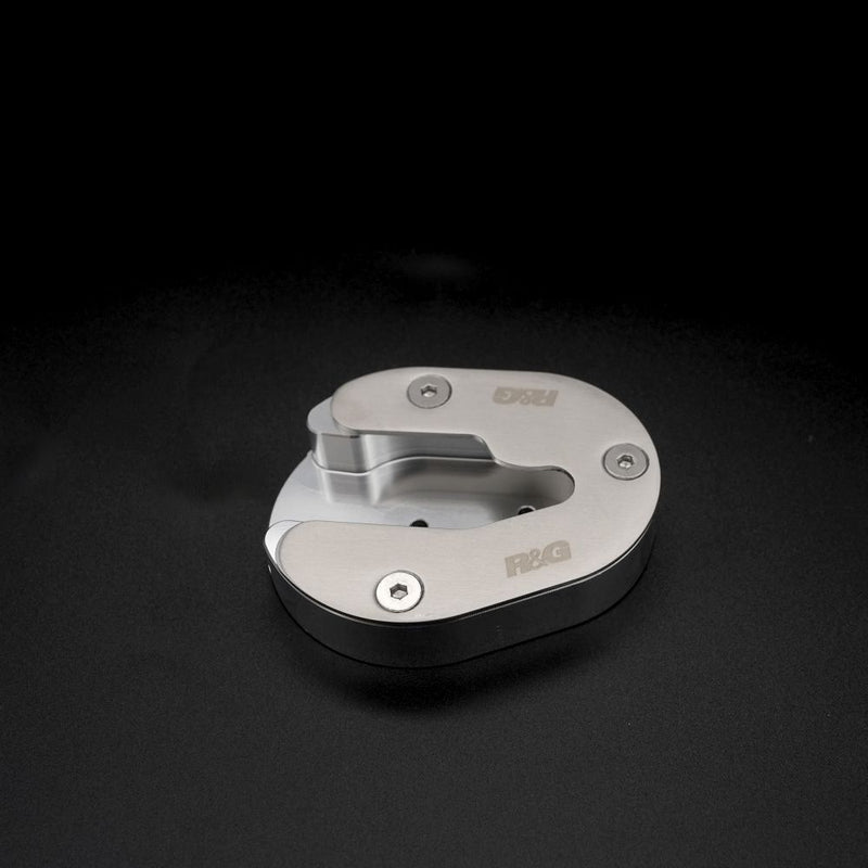 Load image into Gallery viewer, R&G Racing Silver Kickstand Shoe For 2021-2023 Triumph Tiger 900 GT Low