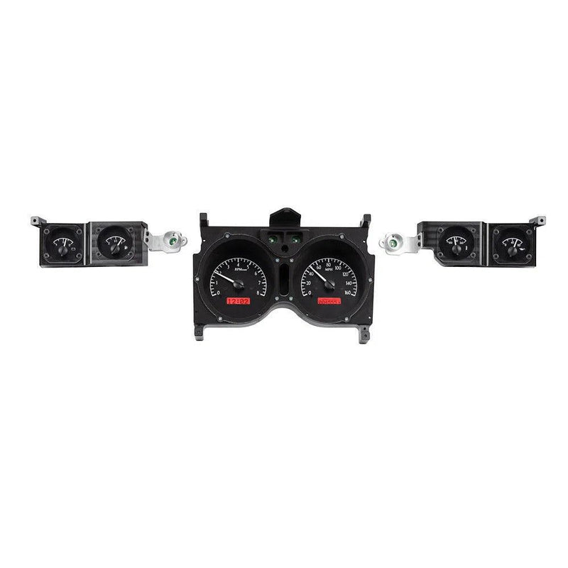 Load image into Gallery viewer, Dakota Digital 1973-1977 Chevrolet Malibu/Monte Carlo/El Camino/GMC Sprint VHX Black Red Display Gauge Kit VHX-73C-CVL-K-R