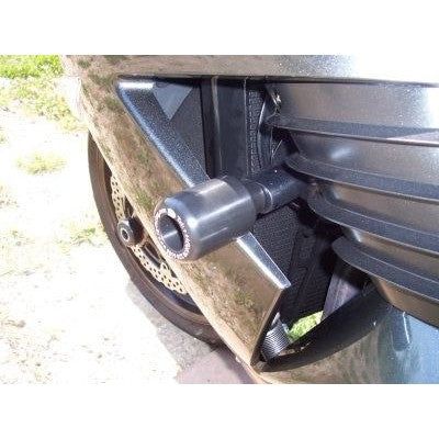 Load image into Gallery viewer, R&G Racing Black Classic Style Crash Protectors For 2006-2007 Kawasaki Ninja ZX14 ZX1400A