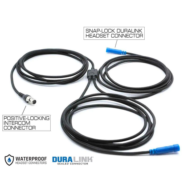 Load image into Gallery viewer, Rugged Radios 2 Person - Super Sport 364 Communication Intercom System with Helmet Kits 364-SS-2PHK