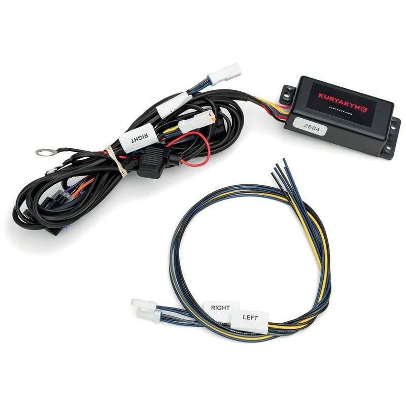 Load image into Gallery viewer, Kuryakyn Rear Signal Splitter Module for Indian 3-Wire Black