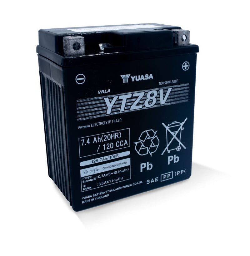 Load image into Gallery viewer, Yuasa Maintenance Free YTZ8V 12 Volt Battery YUAM728ZV