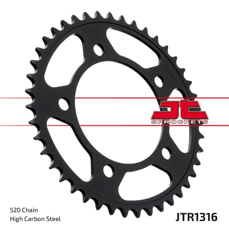Load image into Gallery viewer, JT Sprockets Rear Steel Sprocket 39 Tooth 39T 520 Chain For Honda NM4 NC700J JD 2015-2016 JTR1316.39