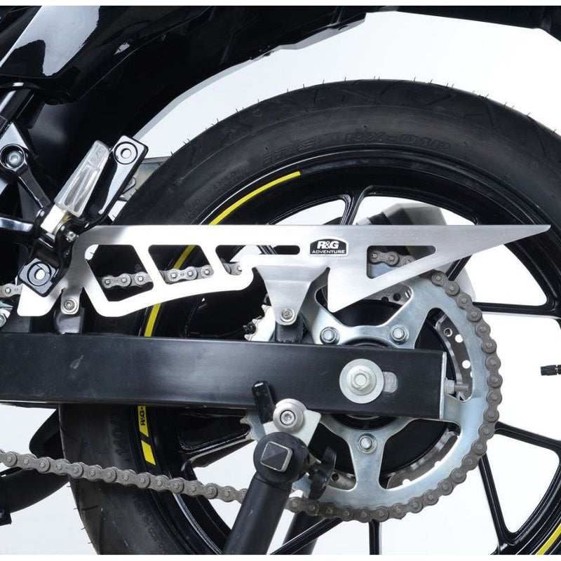 Load image into Gallery viewer, R&G Racing Stainless Steel Chain Guard For 2017-2019 Suzuki Vstrom 250 DL250L8