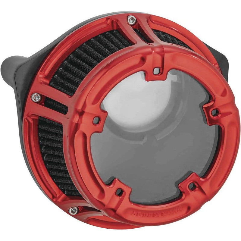 Load image into Gallery viewer, Arlen Ness Clear Sucker Red Method Air Cleaner 18-171
