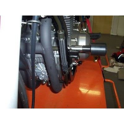 Load image into Gallery viewer, R&G Racing Black Classic Style Crash Protectors For 1989-2000 Suzuki GS500E