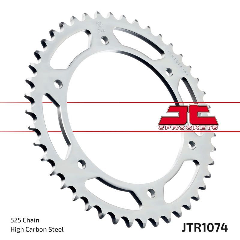 Load image into Gallery viewer, JT Sprockets Rear Steel Sprocket 44 Tooth 44T 525 Chain For Hyosung GT650S Comet FI 2010 JTR1074.44