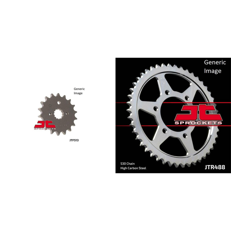 Load image into Gallery viewer, Front & Rear Sprocket Kit for Street KAWASAKI KZ550C Ltd 1980-1983