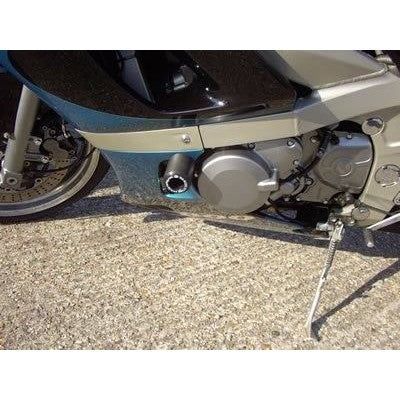 Load image into Gallery viewer, R&G Racing Black Classic Style Crash Protectors For 2003-2008 Kawasaki ZZR600 D