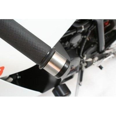 Load image into Gallery viewer, R&G Racing Black Bar End Sliders For 2011-2012 KTM RC8