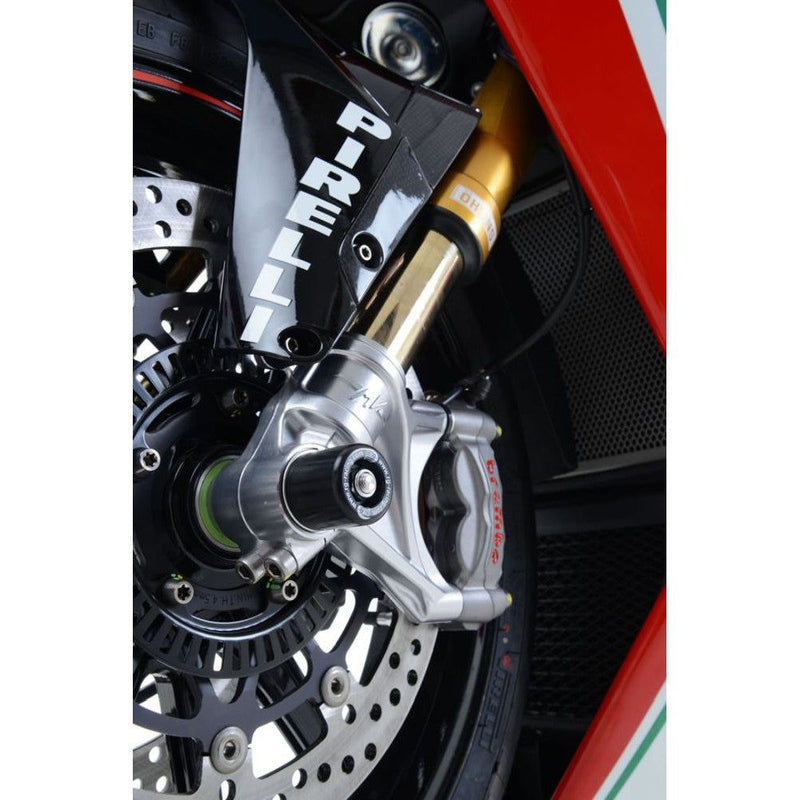Load image into Gallery viewer, R&G Racing Black Fork Protectors For 2015-2018 MV Agusta F4RC FP0180BK