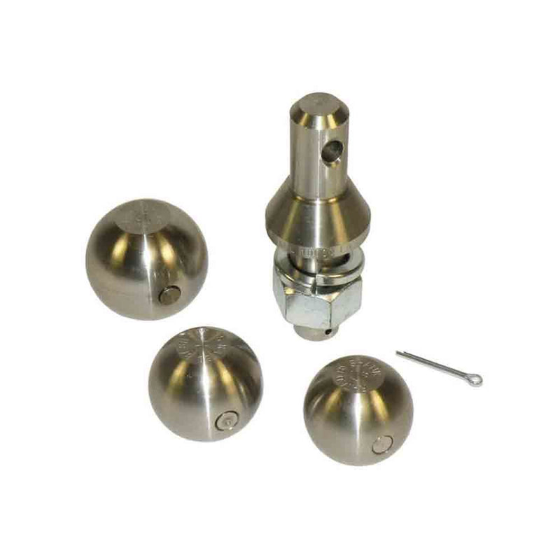 Load image into Gallery viewer, Convert-A-Ball Stainless Steel 3-Ball Set - 1-7/8, 2 and 2-5/16 inch Balls - 1 Inch Shank