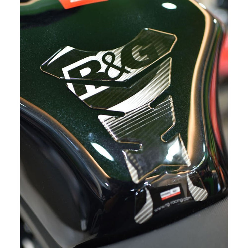 Load image into Gallery viewer, R&G Racing White BSB Series Tank Pad Protector For 2013-2018 Aprilia Caponord 1200