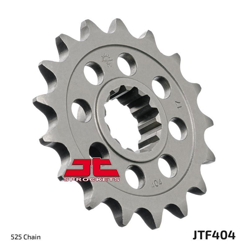 Load image into Gallery viewer, JT Sprockets Front Steel Countershaft Sprocket 17 Tooth 17T 525 Chain JTF404.17