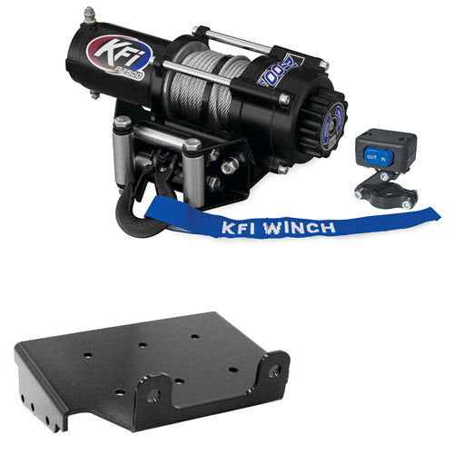 Load image into Gallery viewer, 2500 lb KFI Winch Mount Combo Kit -Suzuki Eiger 400 and Vinson 500 2002-2007 NEW