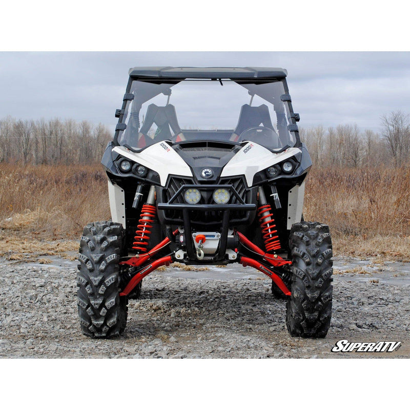 Load image into Gallery viewer, SuperATV Can-Am Maverick Scratch Resistant Full Windshield WS-CA-MAV-70