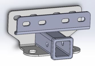 Load image into Gallery viewer, Rigid Hitch Class III 2" Receiver Hitch fits Select Ford Bronco (No Bronco Sport) - Made in USA