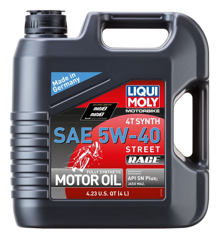Load image into Gallery viewer, Liqui Moly 4L Synthetic 4T 5W40 Motorbike Street Race Motor Oil 20076