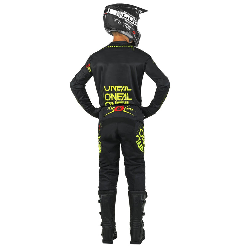 Load image into Gallery viewer, Motocross Jersey 242 O'Neal Element Static Black / Neon Motocross Jersey