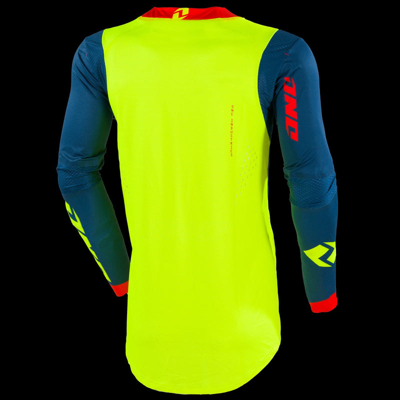 Load image into Gallery viewer, Motocross Jersey 242 One Industries X197 Neon Navy Motocross Jersey