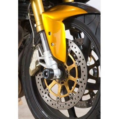 Load image into Gallery viewer, R&G Racing Black Fork Protectors For 2005-2009 Benelli Caf Racer 1130 FP0126BK